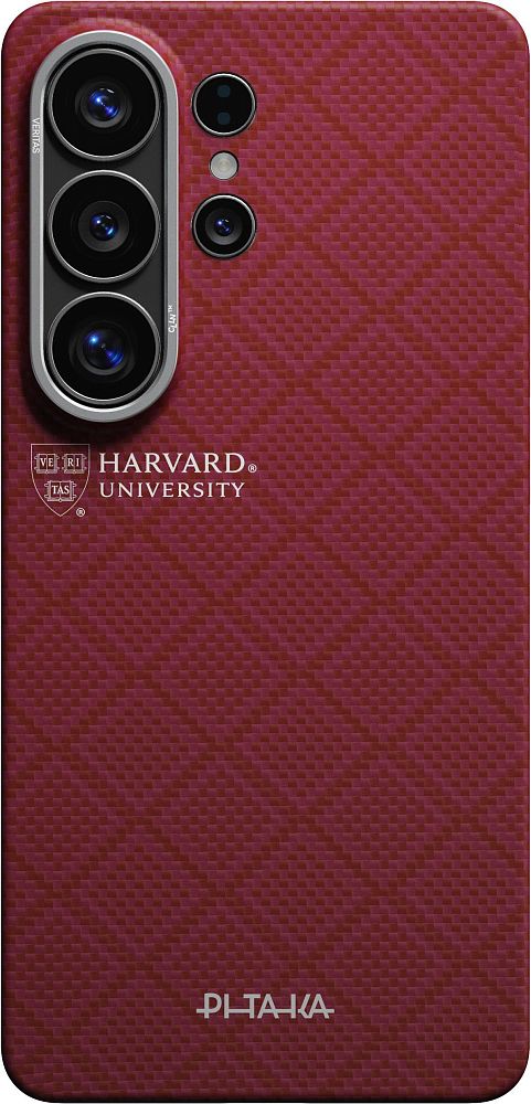 

Чехол Pitaka x Harvard University Edge Case для Samsung Galaxy S26 Ultra красный, x Harvard University Edge Case для Samsung Galaxy S26 Ultra красный
