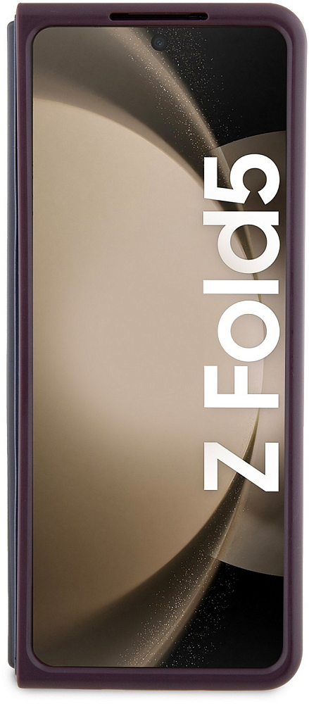 Чехол Tumi Liquid Silicone Metal Galaxy Z Fold5 фиолетовый фото 3