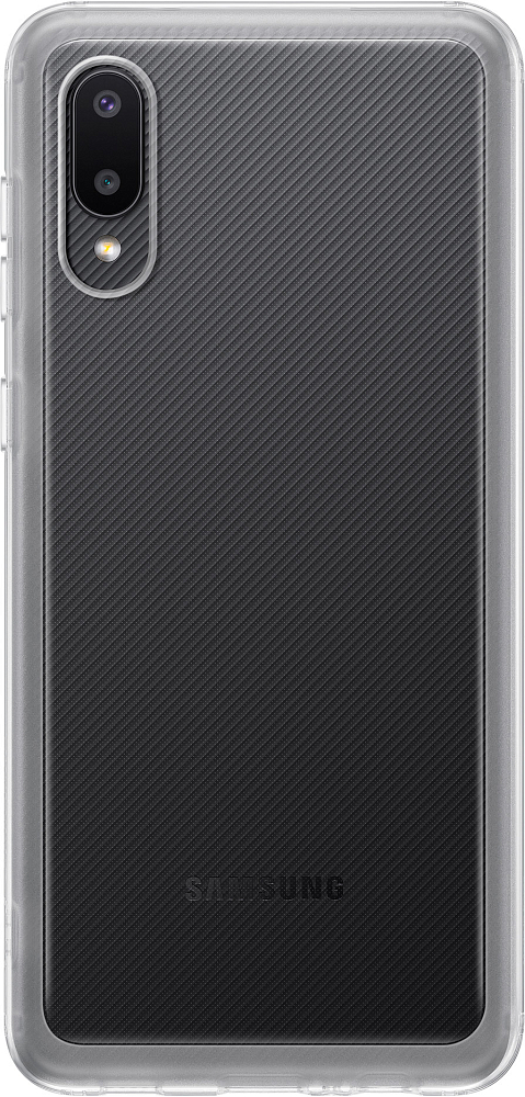 Чехол Samsung Clear Cover для Galaxy A02 прозрачный