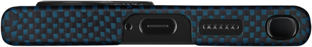 Чехол Pitaka MagEZ 4 Case для Galaxy S24 Ultra, кевлар Moonrise синий FM2401U - фото 7