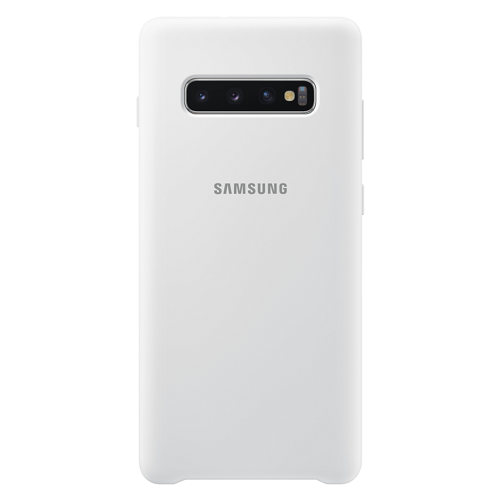 

Silicone Cover Galaxy S10+ белый