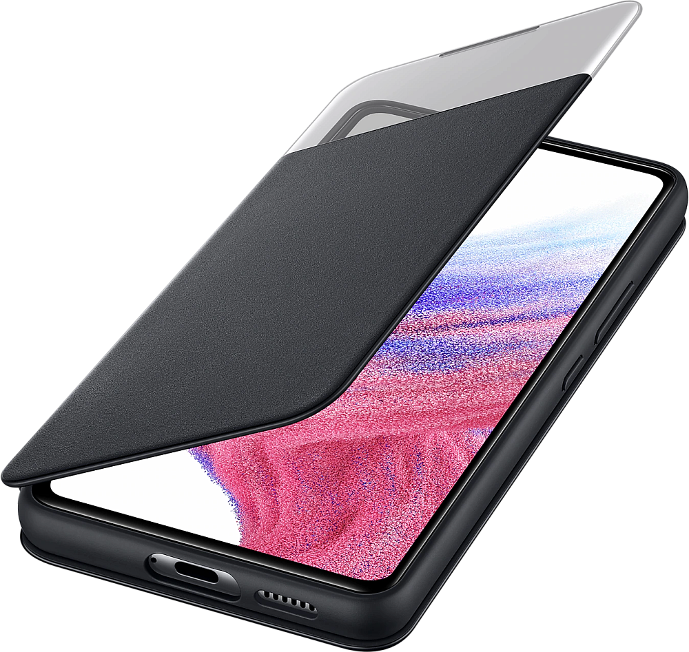 Чехол-книжка Samsung Smart S View Wallet Cover A53 Черный EF-EA536PBEGRU - фото 4