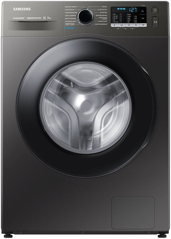 

Стиральная машина Samsung WW5100A, 8.0 кг инокс, Черный, WW5100A, 8.0 кг инокс