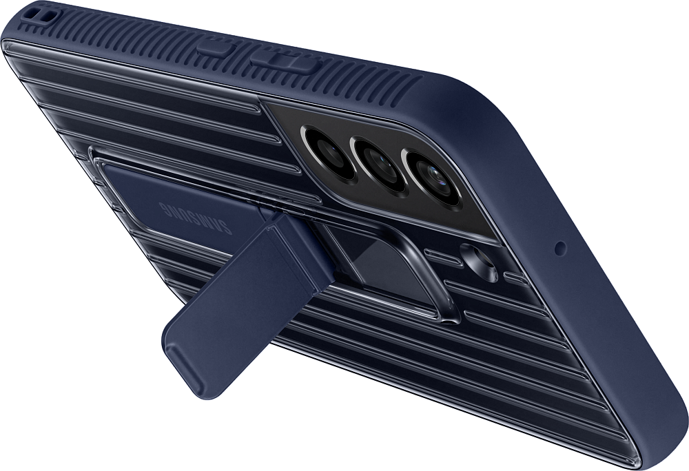 Чехол Samsung Protective Standing Cover для Galaxy S22 темно-синий EF-RS901CNEGRU - фото 7