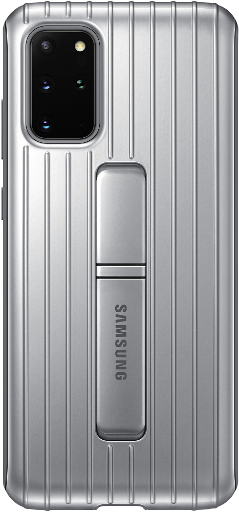 Чехол Samsung Protective Standing Cover Galaxy S20+ серебристый