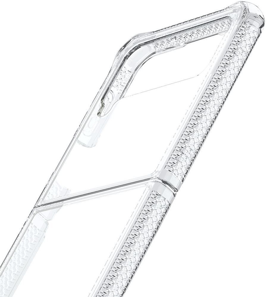 Чехол Itskins Hybrid Clear для Samsung Galaxy Z Flip4 прозрачный SGB4-HBMKC-TRSP - фото 3