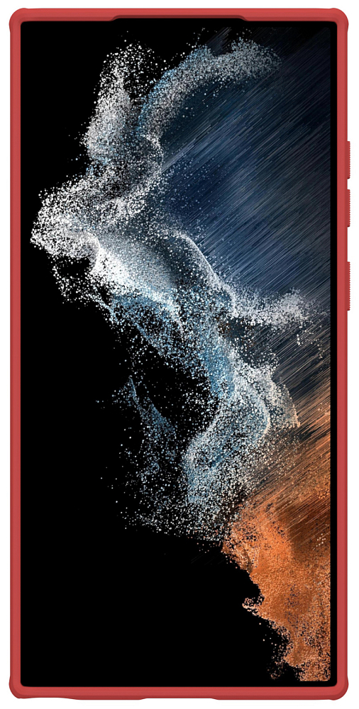 Чехол Nillkin FrostedShield Pro для Galaxy S23 Ultra красный 6902048258099 - фото 2