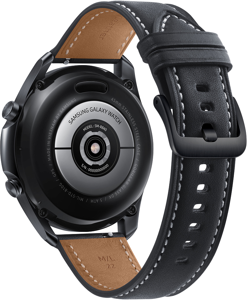 Смарт-часы Samsung Galaxy Watch3, 45 мм черный SM-R840NZKACIS - фото 4