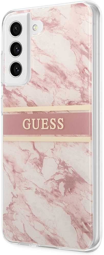 Чехол Guess Marble для Galaxy S21 FE розовый GUHCS21FKMABPI - фото 3