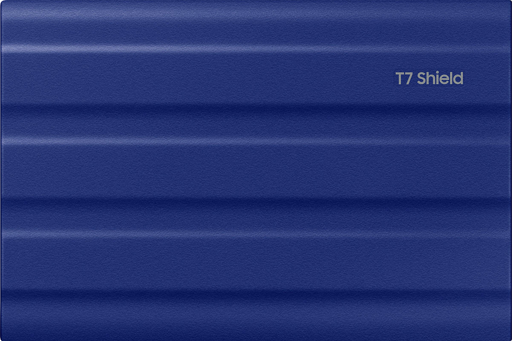 Внешний накопитель Samsung T7 Shield 1 ТБ синий MU-PE1T0R/WW MU-PE1T0R/WW - фото 4