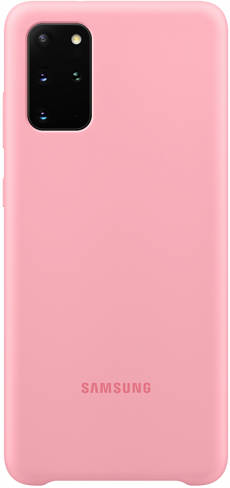 Чехол Samsung Silicone Cover Galaxy S20+ розовый