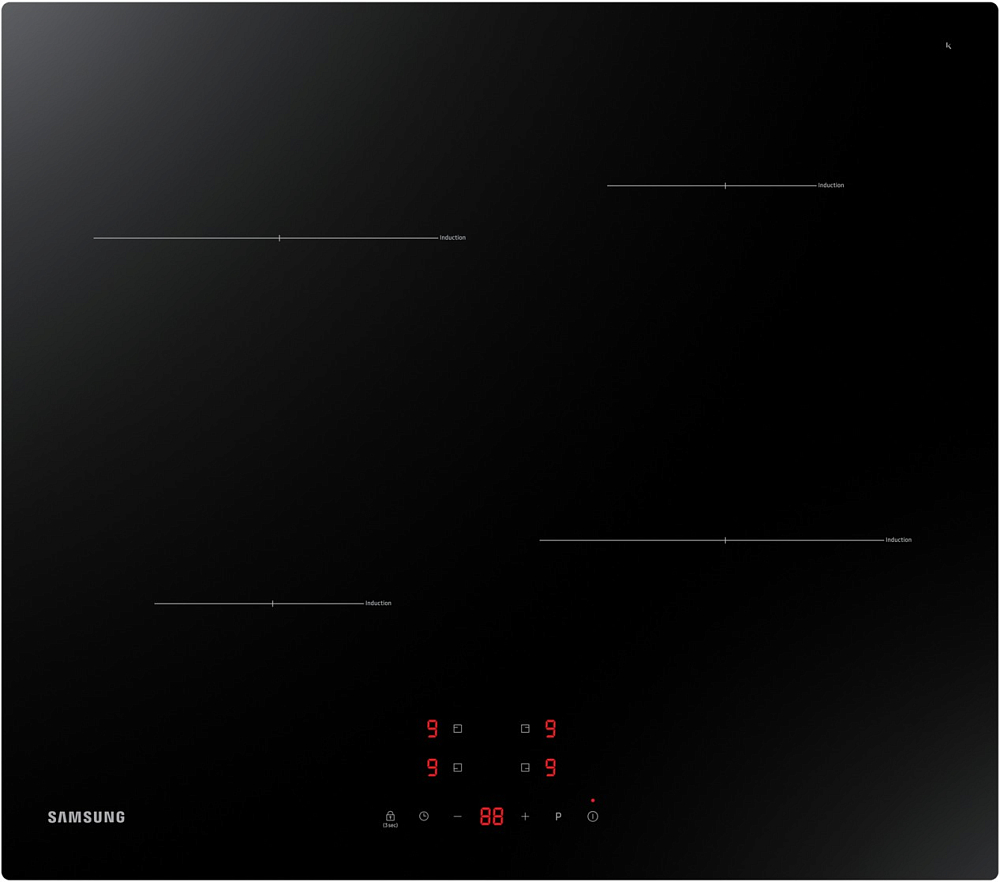 Индукционная варочная поверхность Samsung Индукционная варочная поверхность Samsung NZ64T3706A1 черный фото 2
