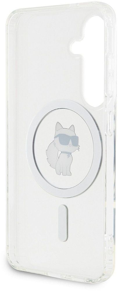 Чехол Karl Lagerfeld NFT Choupette MagSafe для Galaxy S24 прозрачный фото 4