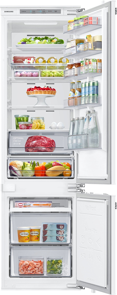 Встраиваемый холодильник Samsung BRB30615EWW с увеличенным полезным объёмом SpaceMax, 298 л BRB30715EWW, цвет белый - фото 5