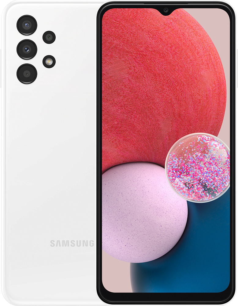 Смартфон Samsung Galaxy A13 64 ГБ белый (SM-A135FZWVCAU) SM-A135FZWVCAU Galaxy A13 64 ГБ белый (SM-A135FZWVCAU) - фото 1