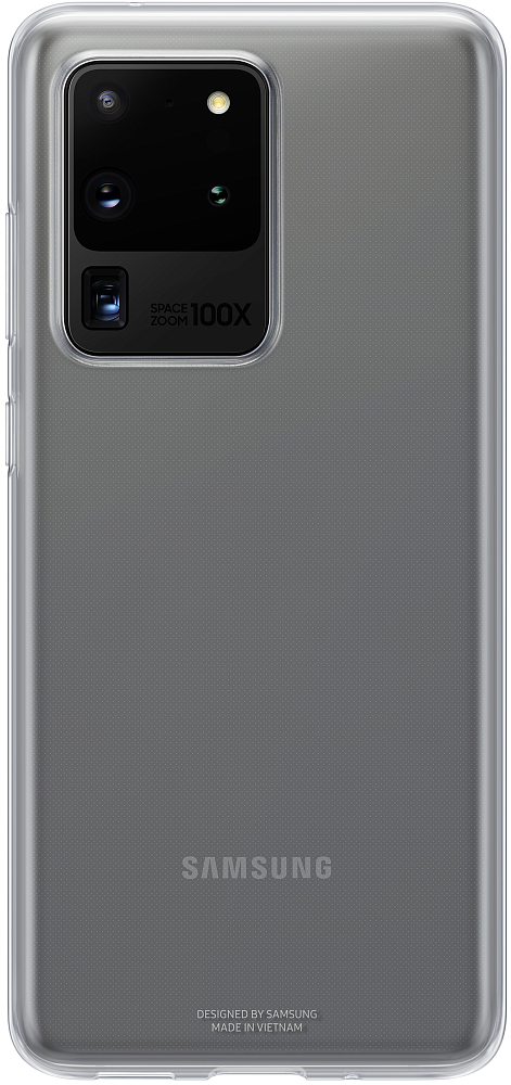 Чехол Samsung Clear Cover Galaxy S20 Ultra прозрачный EF-QG988TTEGRU - фото 1