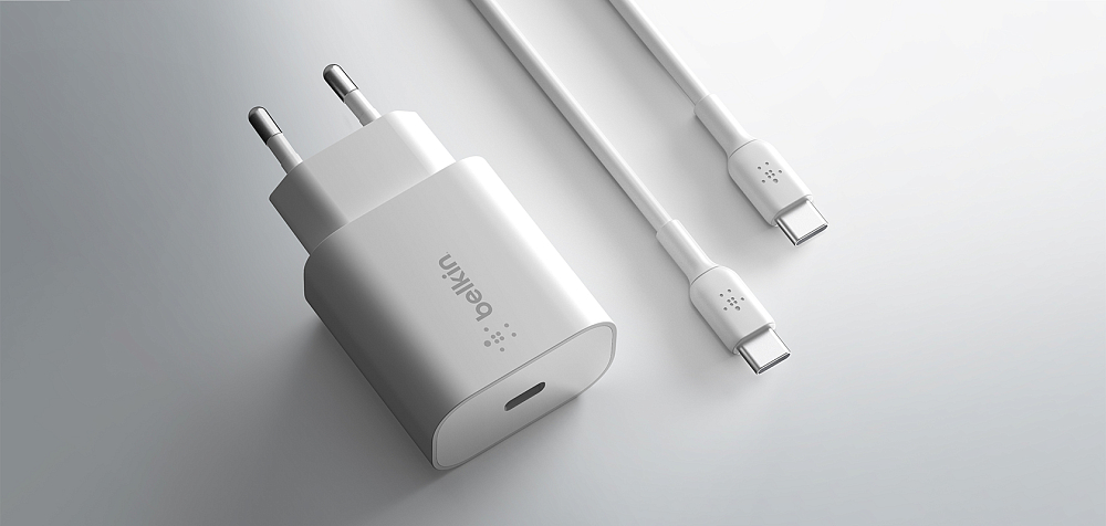 Сетевое зарядное устройство Belkin USB-C, 25 Вт, PD белый фото 6