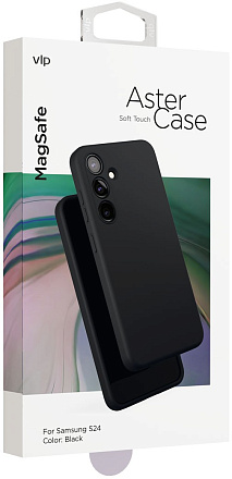 Чехол VLP для Galaxy S24, силикон черный Фото 2