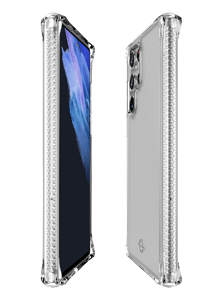 Чехол Itskins HYBRID CLEAR для Samsung Galaxy S22 Ultra прозрачный SGB0-HBMKC-TRSP - фото 4