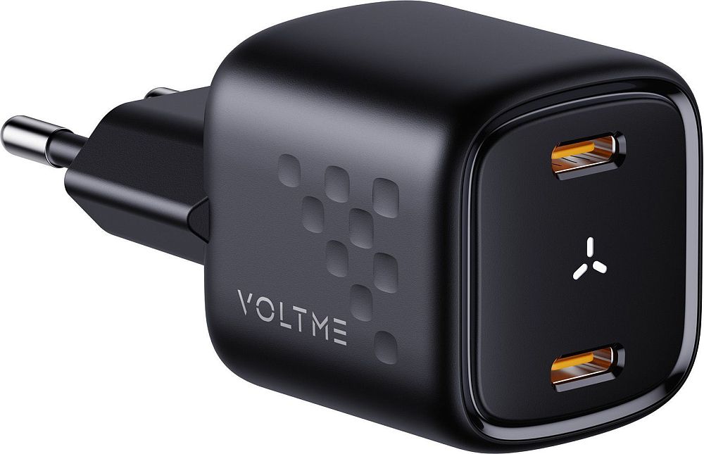 

Сетевое зарядное устройство VOLTME Revo 30CC Duo, 2xUSB-C, 30Вт черный, Revo 30CC Duo, 2xUSB-C, 30Вт черный
