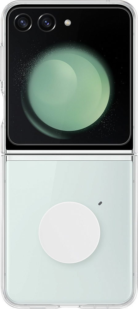 Чехол Samsung Clear Gadget Case Z Flip5 прозрачный EF-XF731CTEGRU - фото 6