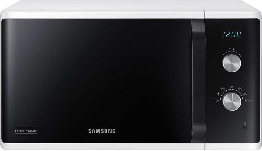 

Микроволновая печь Samsung MS23K3614AW/BW Соло, 23 л белый, MS23K3614AW/BW Соло, 23 л белый