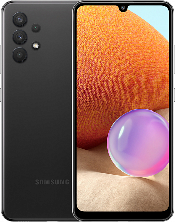 スマートフォン本体 GALAXY A32 64GB Samsung Galaxy A32 64 ГБ черный (SM-A325FZKDCAU): купить по цене