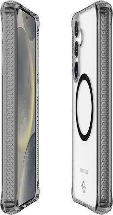 Чехол Itskins Hybrid Clear для Galaxy S25 дымчатый Фото 2