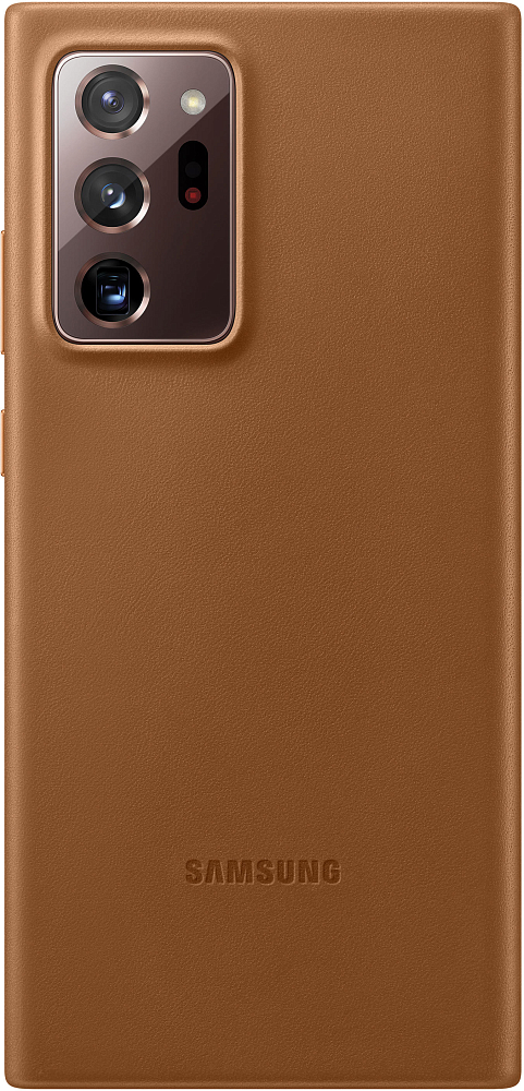 Чехол Samsung Leather Cover для Galaxy Note20 Ultra коричневый