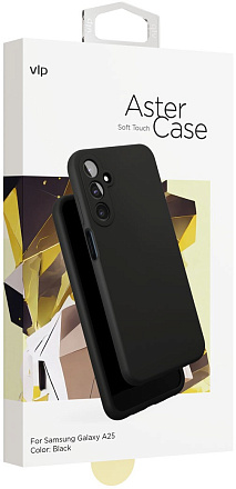 Чехол VLP Aster Case для Galaxy A25, силикон черный Фото 2
