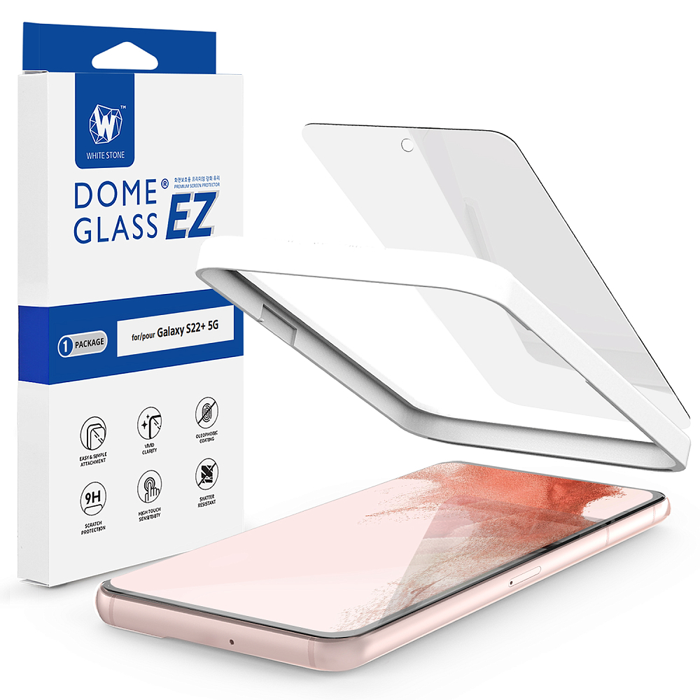 Защитное стекло Whitestone EZ Glass для Galaxy S22+ 8809365406616, цвет прозрачный