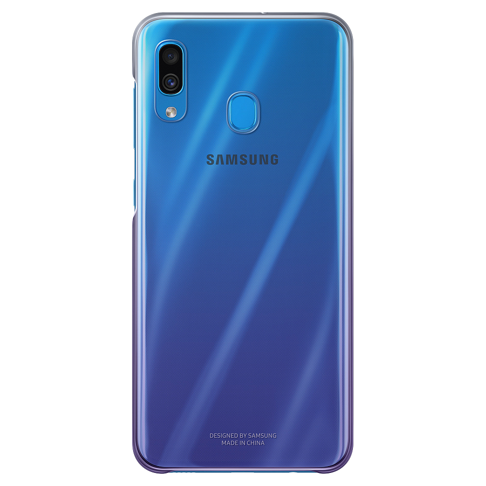 Чехол Samsung Gradation Cover Galaxy A30 фиолетовый