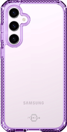 Чехол Itskins Hybrid Clear для Galaxy S23 FE прозрачный/сиреневый Фото 2