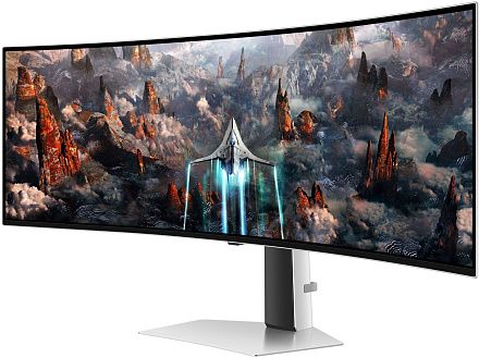 Монитор Samsung 49&quot; OLED G9 серебристый Фото 2