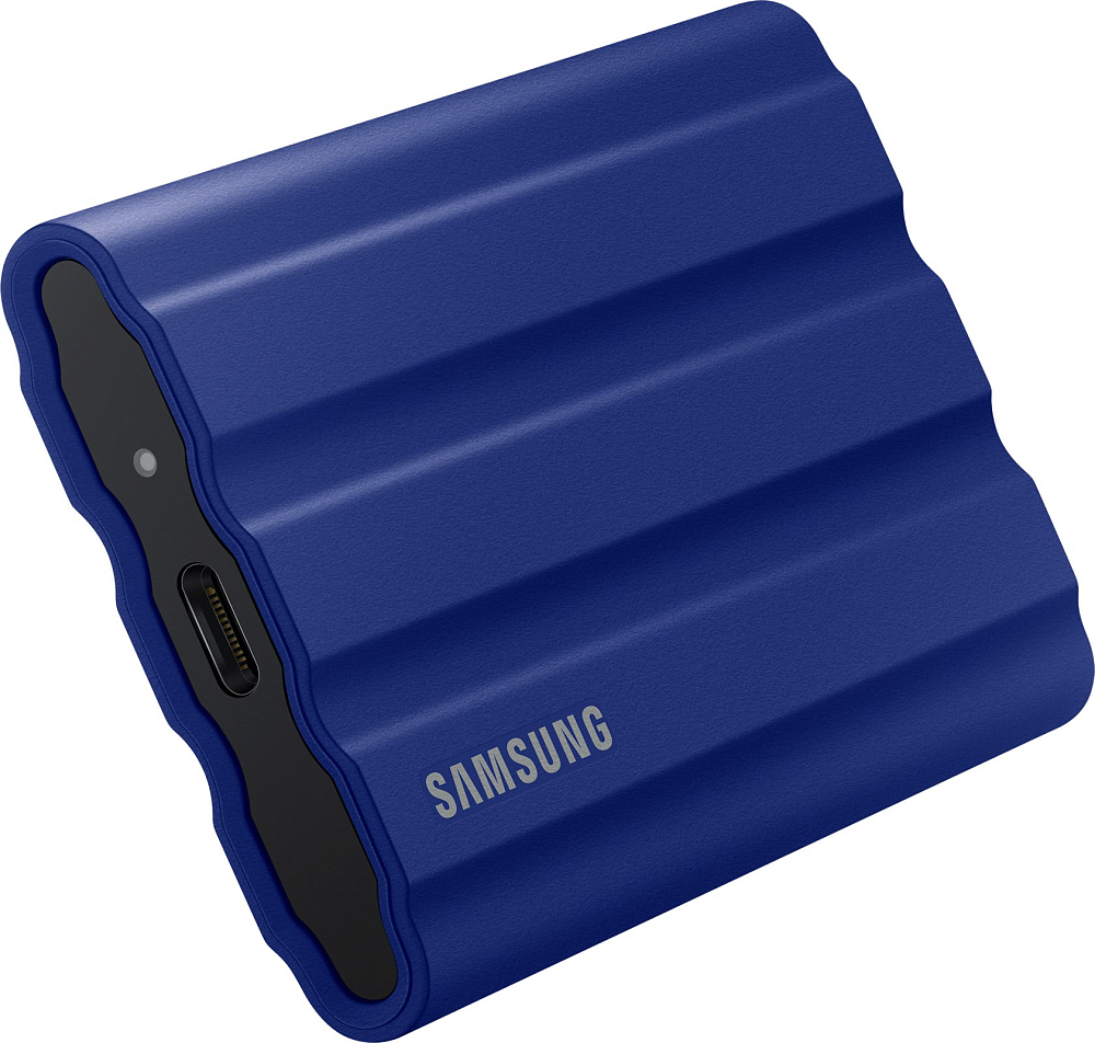 Внешний накопитель Samsung T7 Shield 1 ТБ синий MU-PE1T0R/WW MU-PE1T0R/WW - фото 7