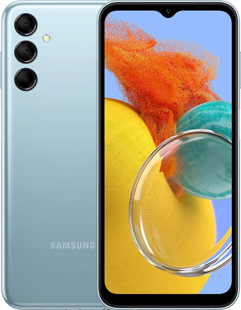 Смартфон Samsung Galaxy M14 64 ГБ Голубой SM-M146B04064BLU21S