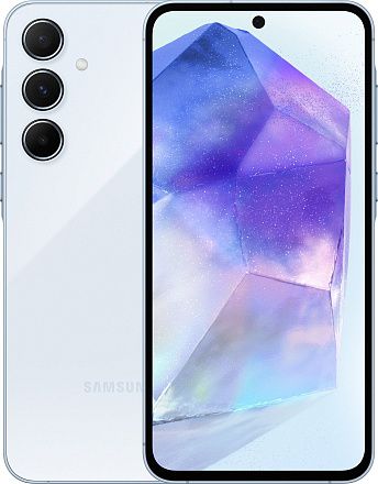 Смартфон Samsung Galaxy A55 128 ГБ голубой