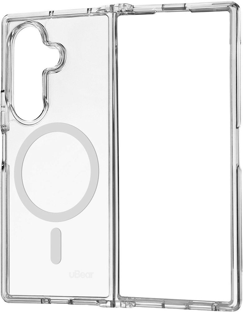 

Чехол uBear Real Mag Case для Galaxy Z Fold7 MagSafe прозрачный, Real Mag Case для Galaxy Z Fold7 MagSafe прозрачный