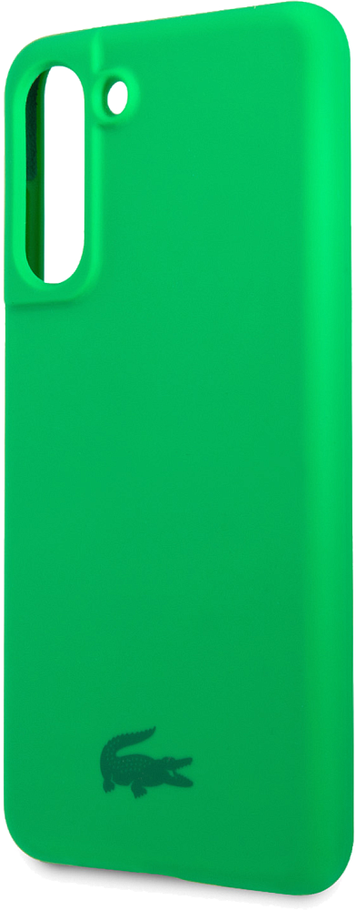 Чехол Lacoste Hard Logo для Galaxy S21 FE зеленый LCHCS21FESN - фото 1