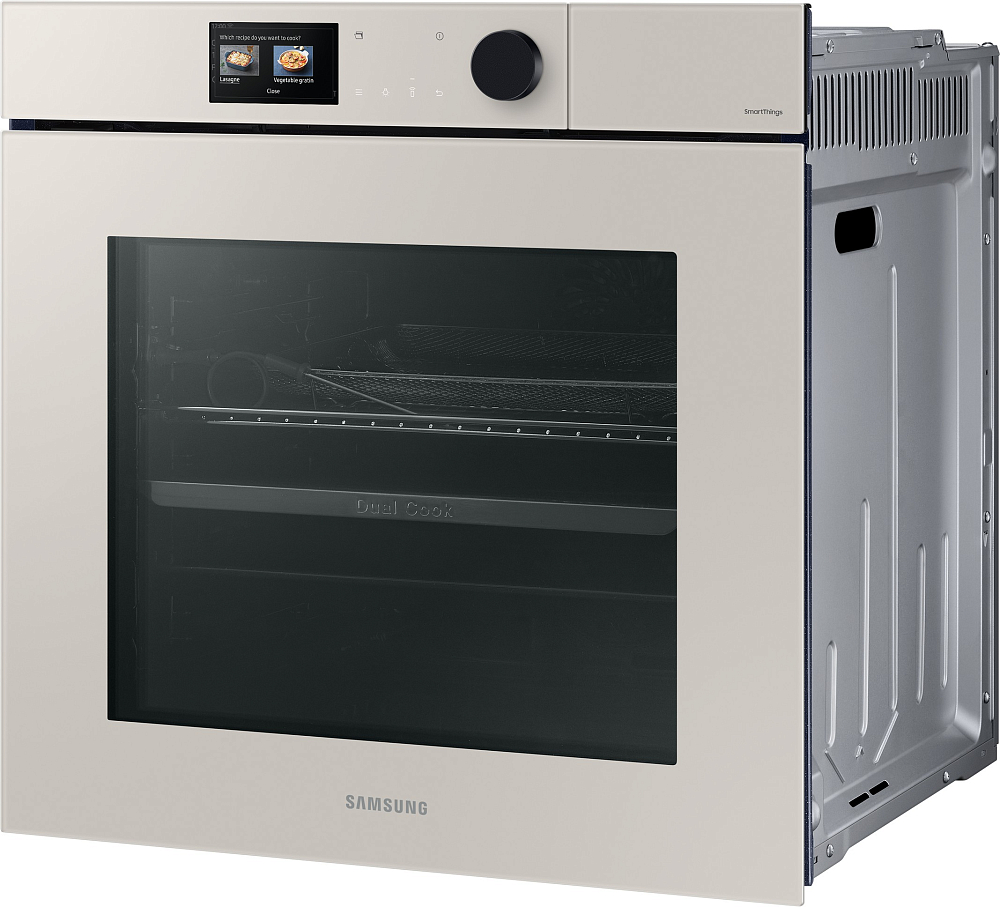 Духовой шкаф Samsung Bespoke NV7B7997AAA/WT c AI Pro cooking, 76 л бежевый NV7B7997AAA/WT NV7B7997AAA/WT Bespoke NV7B7997AAA/WT c AI Pro cooking, 76 л бежевый - фото 4