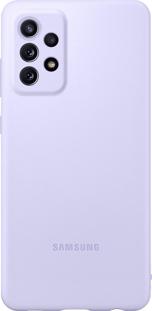 Чехол Samsung Silicone Cover для Galaxy A72 фиолетовый