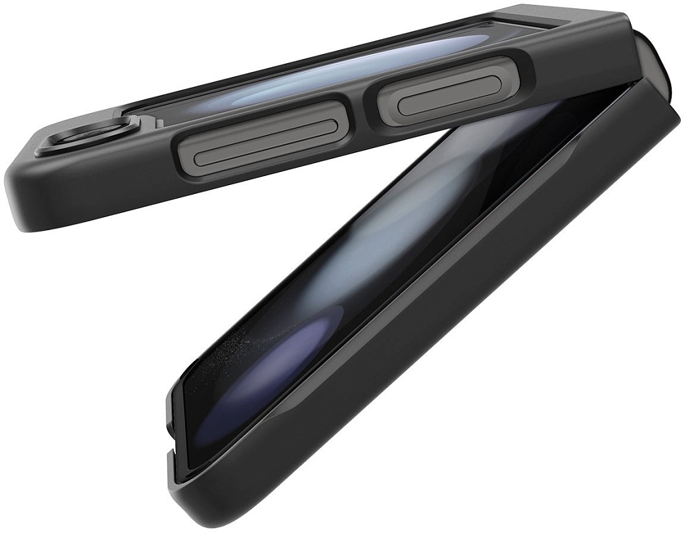 Чехол Spigen Air Skin для Galaxy Z Flip5, полиуретан черный ACS06229 - фото 9