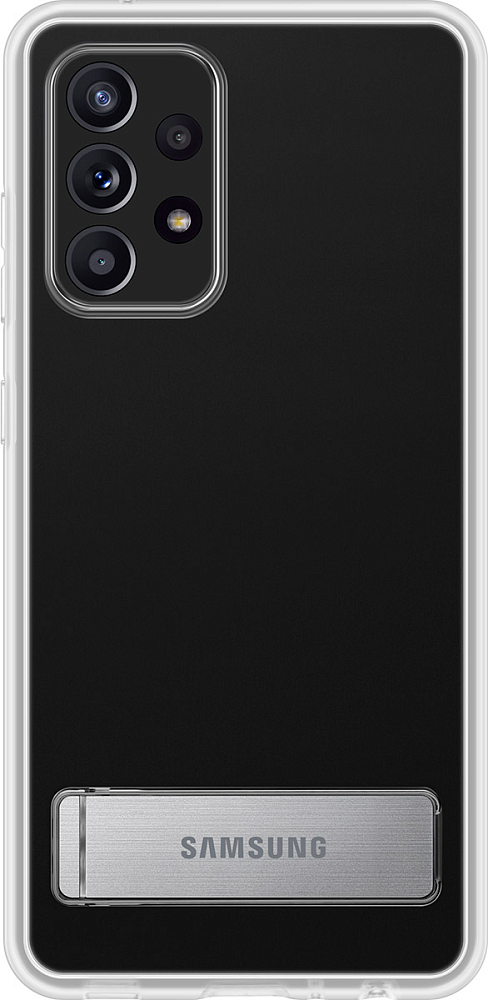 Чехол Samsung Clear Standing Cover для Galaxy A52 прозрачный EF-JA525CTEGRU - фото 4