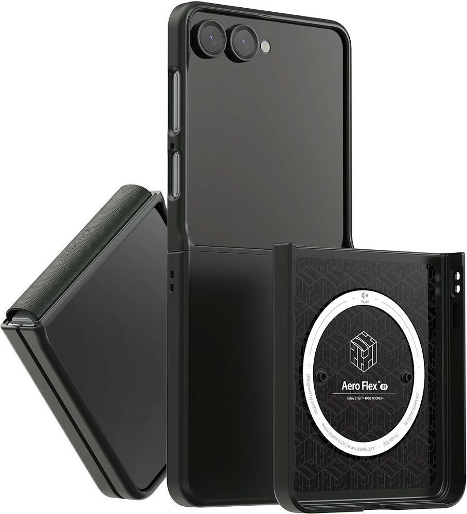 

Чехол Araree Aero Flex M для Galaxy Z Flip7 черный, Aero Flex M для Galaxy Z Flip7 черный