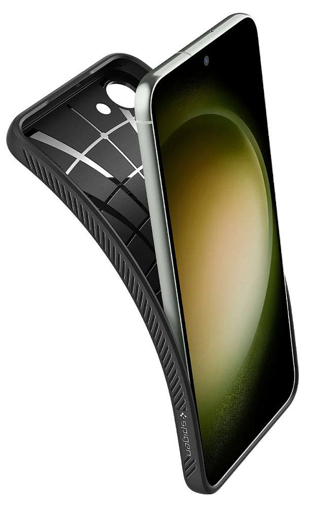 Чехол Spigen Luqiud Air Matte для Galaxy S23 черный ACS05712 - фото 6