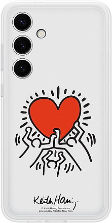 Чехол Samsung Flipsuit Case S24+ прозрачный, белый