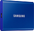 Внешний накопитель Samsung SSD USB 3.2 T7 2 ТБ синий