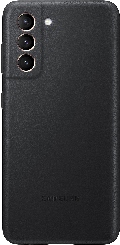 Чехол Samsung Leather Cover для Galaxy S21 черный