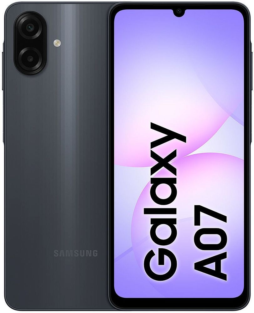 

Смартфон Samsung Galaxy A07 128 ГБ черный, Galaxy A07 128 ГБ черный