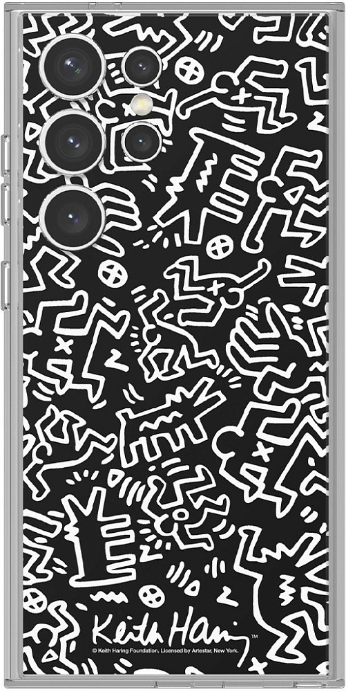 Панель для чехла Samsung Панель для чехла Samsung Flipsuit S24 Ultra Keith Haring Mono фото 2